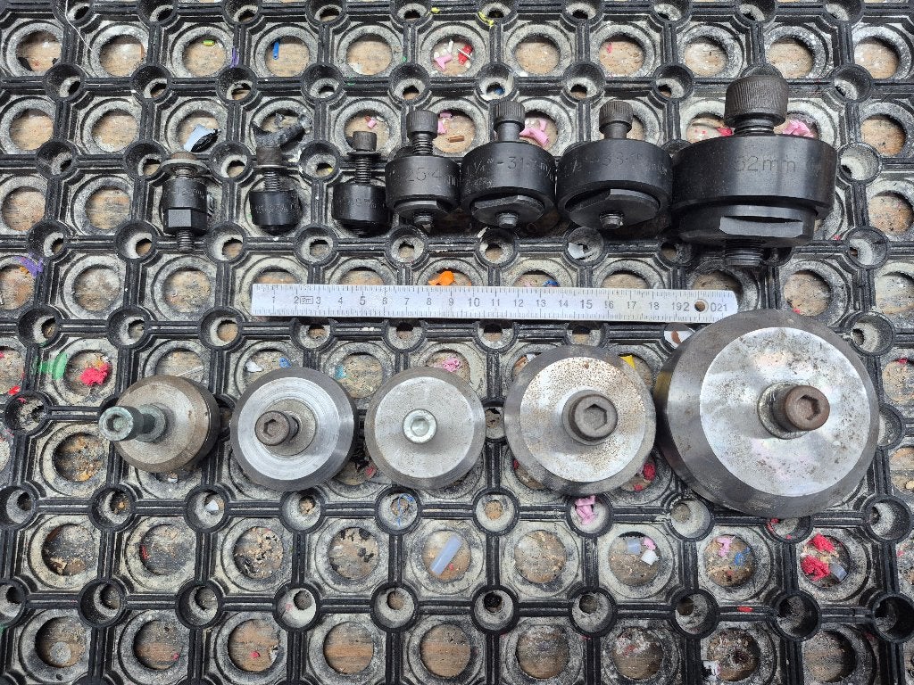 Pons en dimple die set, Verzenden, Gebruikt