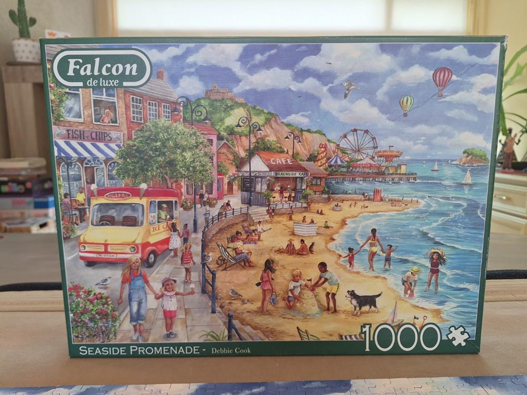 Falcon puzzel ijscowagen, Ophalen of Verzenden, 500 t/m 1500 stukjes, Zo goed als nieuw