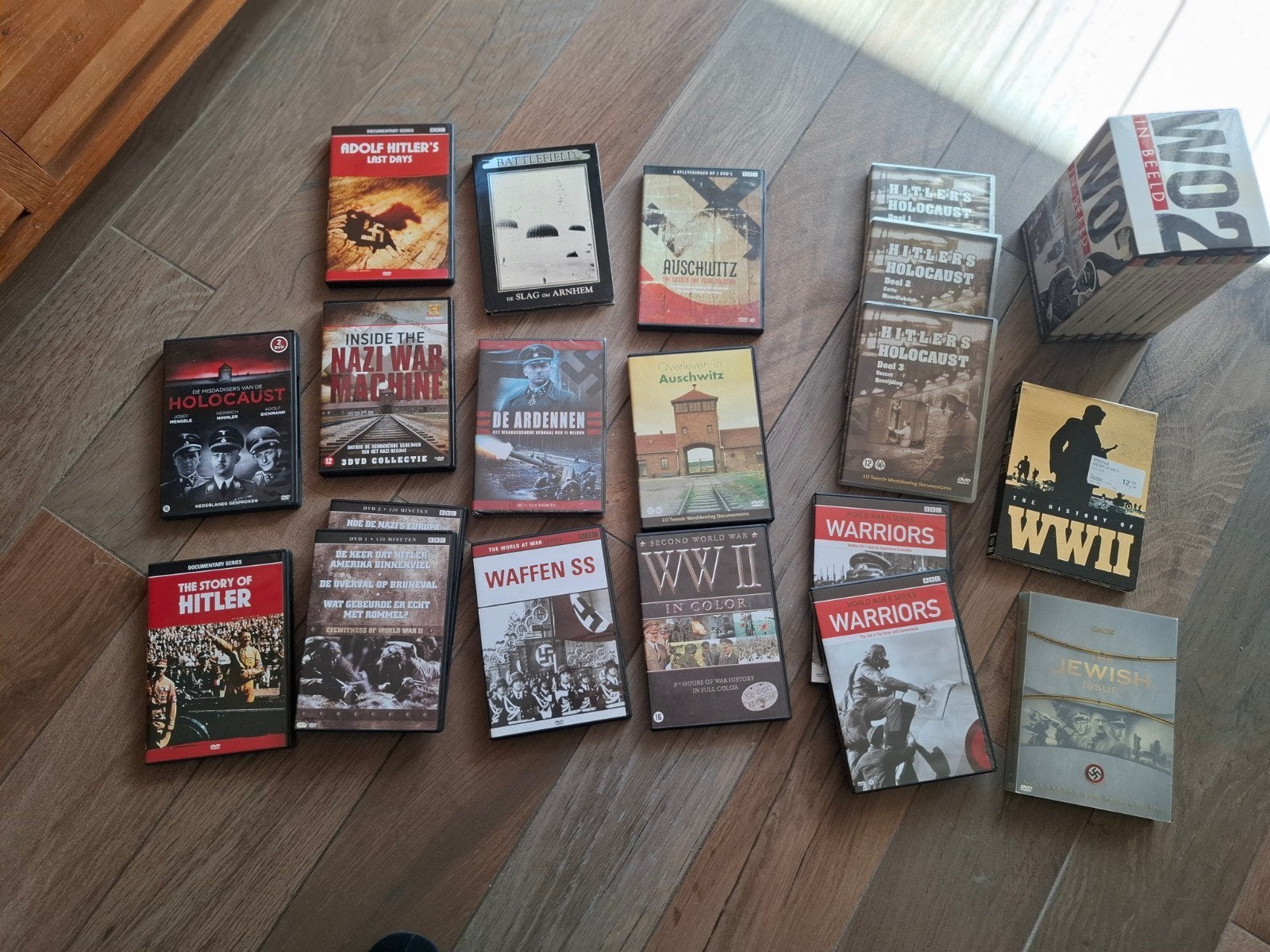 verzameling 2e wereldoorlog dvd's, Cd's en Dvd's, Alle leeftijden, Ophalen, Zo goed als nieuw, Oorlog of Misdaad