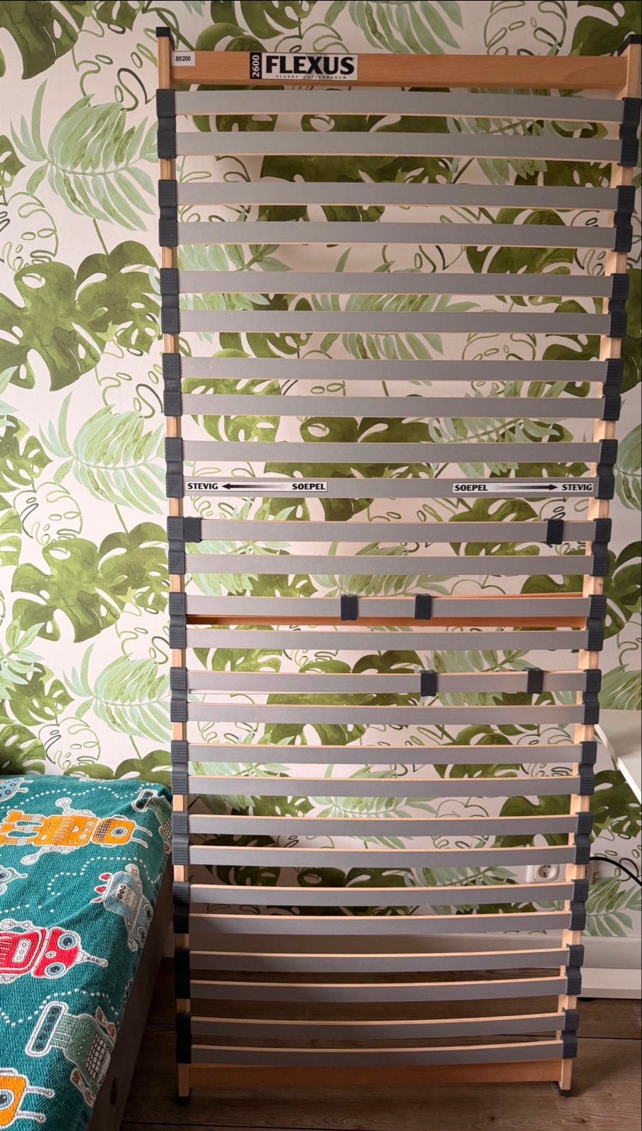 Flexus lattenbodem 80x200 cm, Ophalen, Gebruikt, Eenpersoons, 80 cm