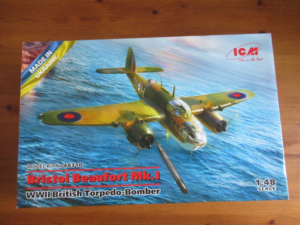 Bristol Beaufort Mk.I  (ICM 1/48), Overige merken, Nieuw, Ophalen of Verzenden, Groter dan 1:72