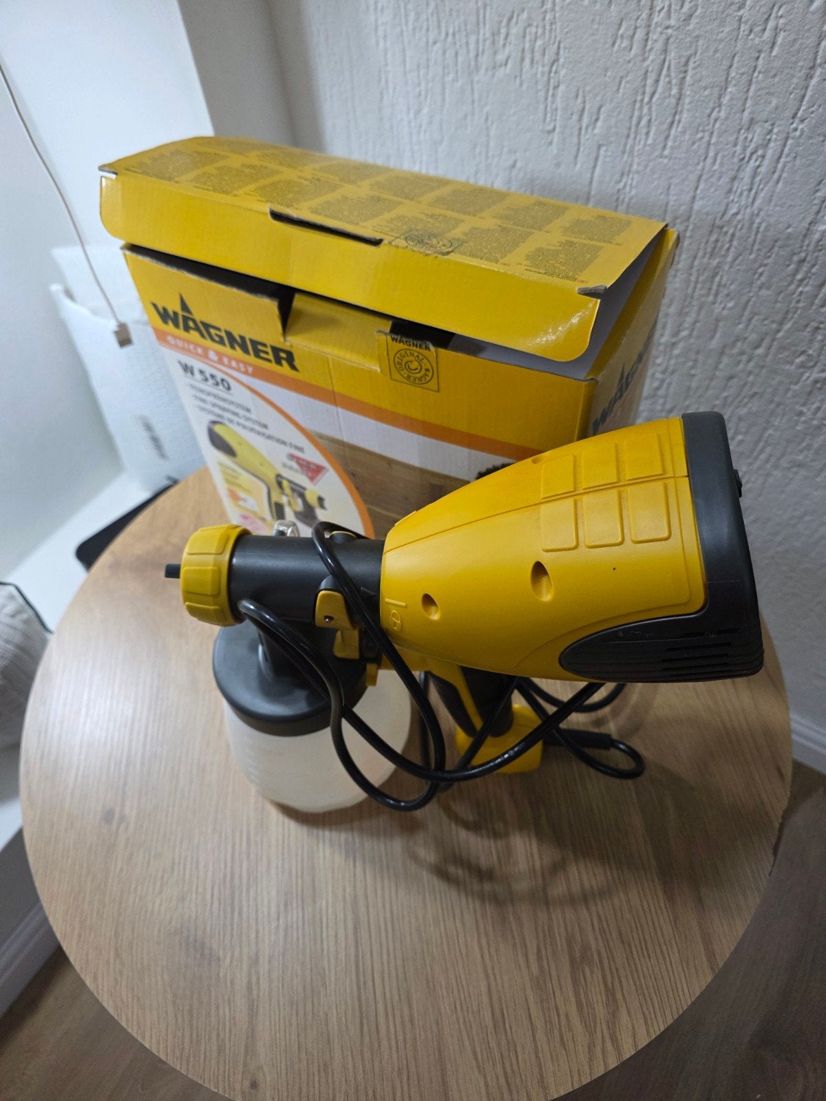 Wagner W 550 Verfspuit - Quick & Easy, Ophalen of Verzenden, Zo goed als nieuw, Verfspuit of Verfpomp