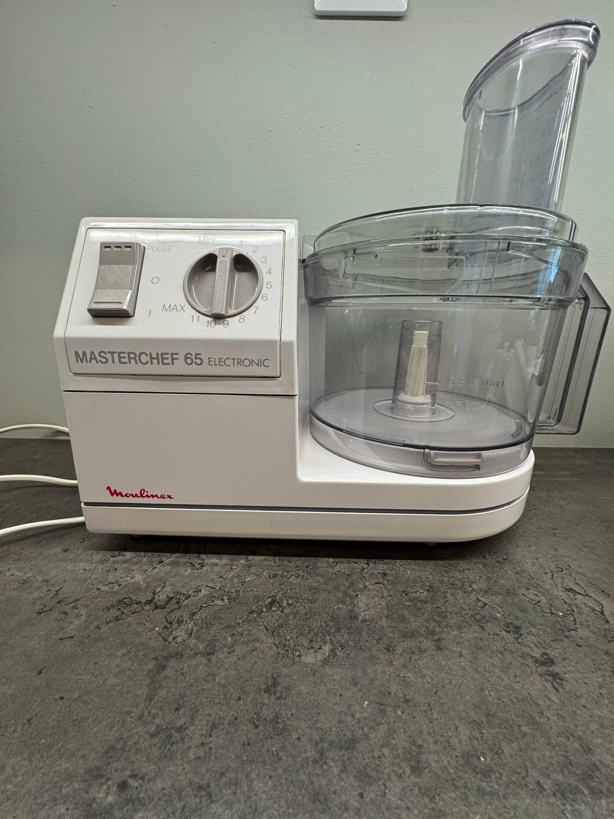 Moulinex Masterchef 65 Electronic met toebehoren, 2 tot 3 liter, Ophalen, Gebruikt, 3 snelheden of meer