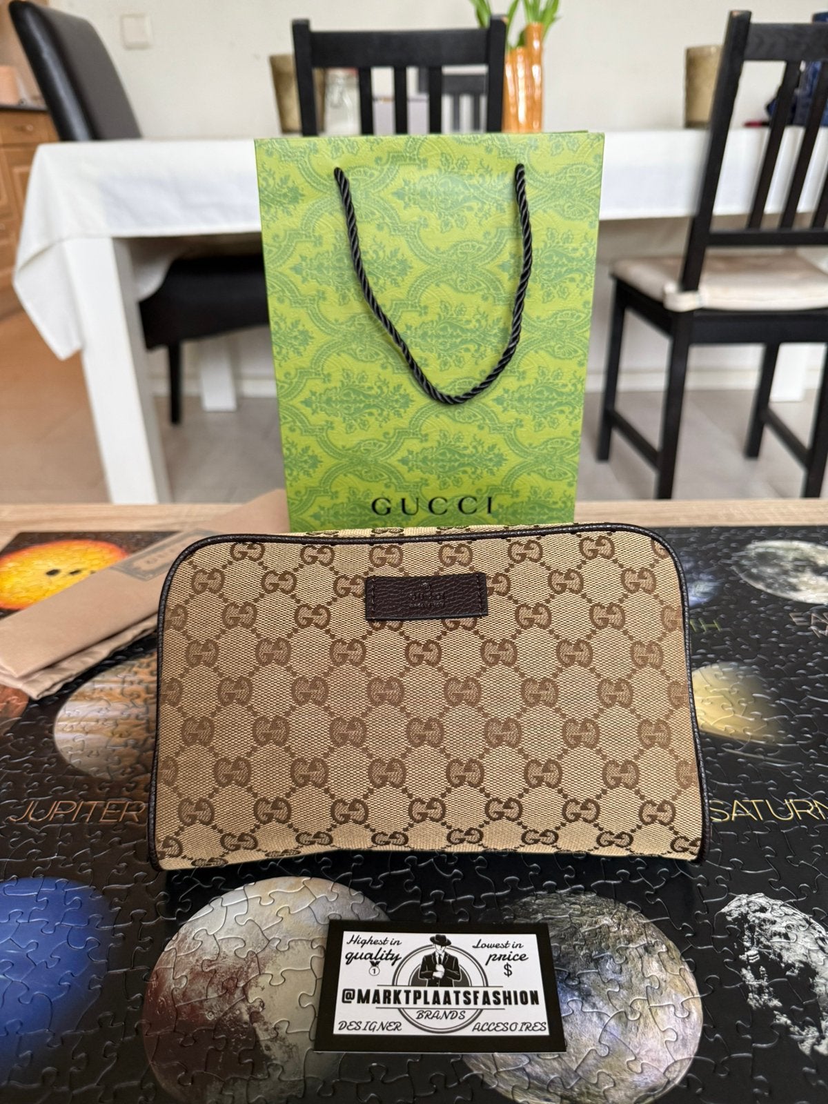 Gucci belt bag heuptas, Ophalen of Verzenden, Zo goed als nieuw, Zwart