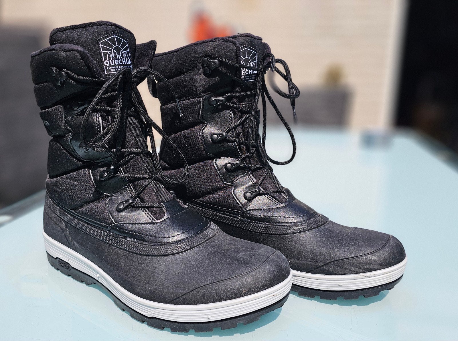 QUECHUA Warme waterdichte snowboots NH500 heren zwart, Maat 38/40 (M), Overige typen, Nieuw, Ophalen of Verzenden