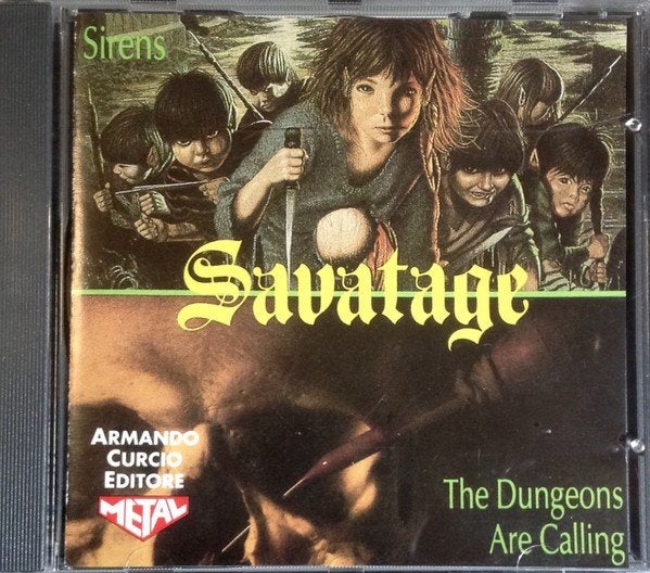 Savatage - Sirens + Dungeons CD US Metal 1983-85, Cd's en Dvd's, Ophalen of Verzenden, Zo goed als nieuw