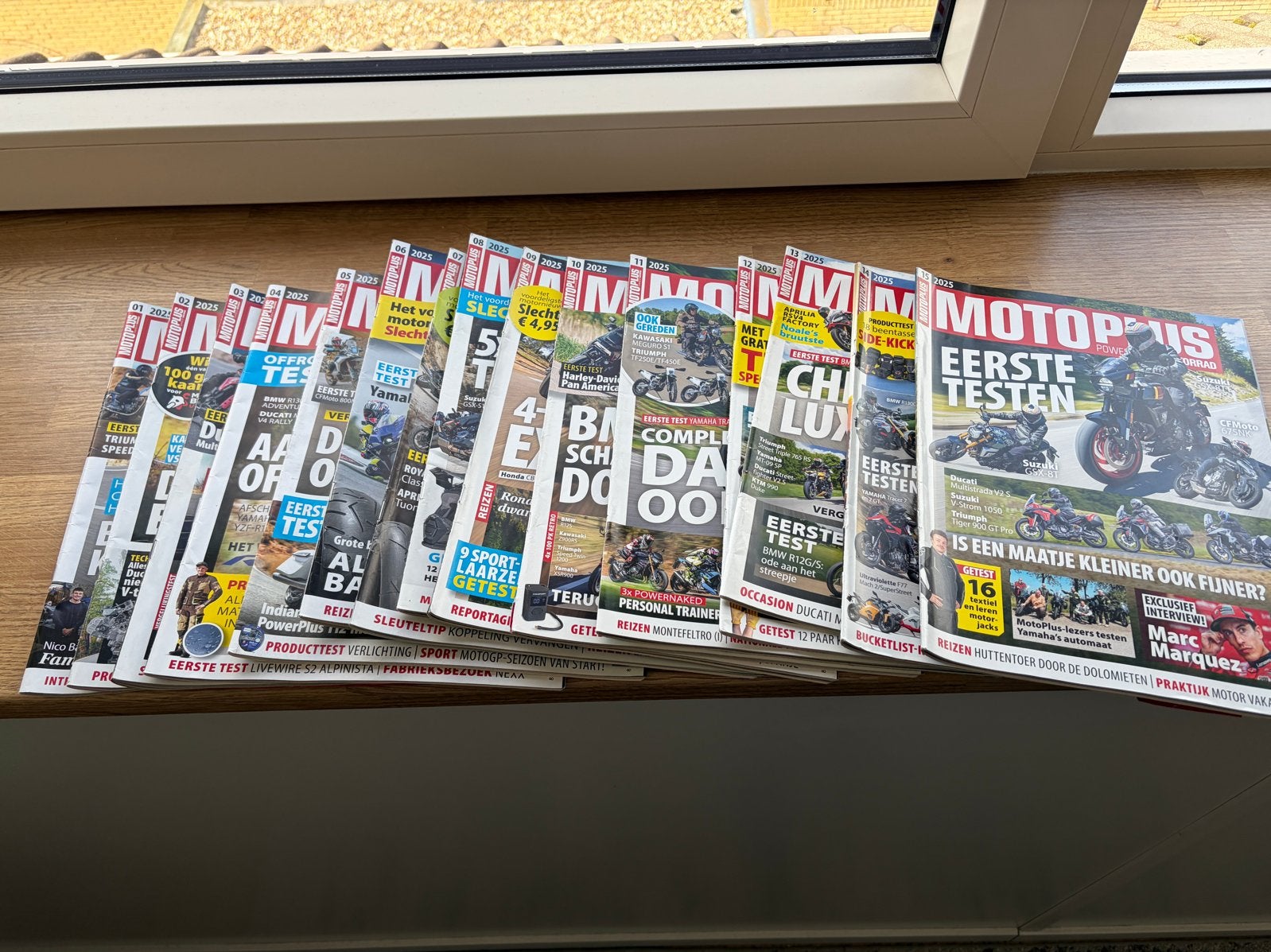 Motoplus 2025 editie 01 t/m 15 - Complete set, Ophalen of Verzenden, Zo goed als nieuw, Algemeen