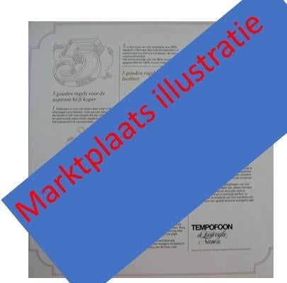 SHURE-Garrard /Tempofoon reclame LP VERZENDEN /OPHALEN, Audio, Tv en Foto, Platenspelers, Ophalen, Gebruikt, Thorens