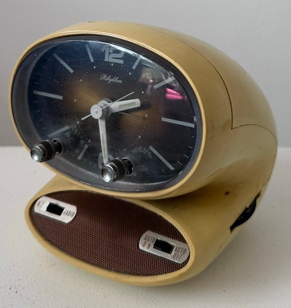 Vintage Rhythm wekkerradio - 6 Transistor Radio, Antiek en Kunst, Ophalen