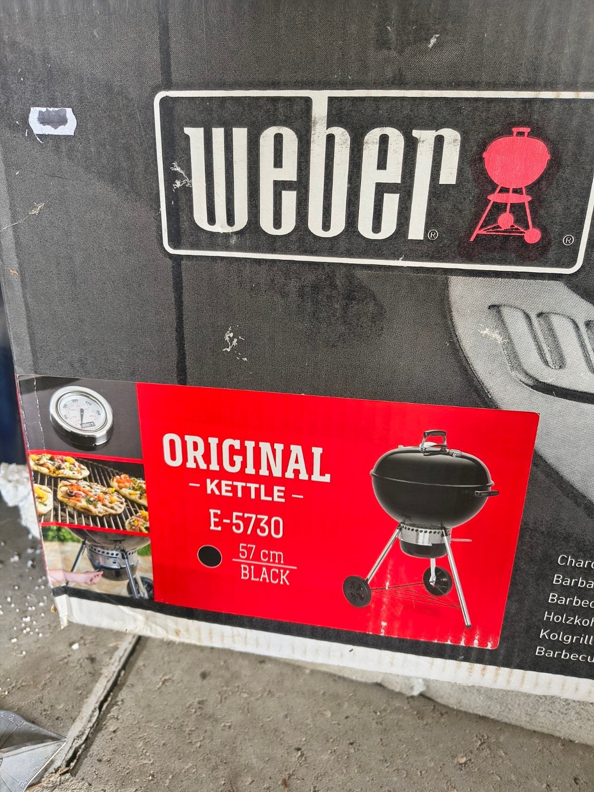 nieuw! Weber Original Kettle E-5730 Houtskoolbarbecue 57 cm, Ophalen, Nieuw, Weber
