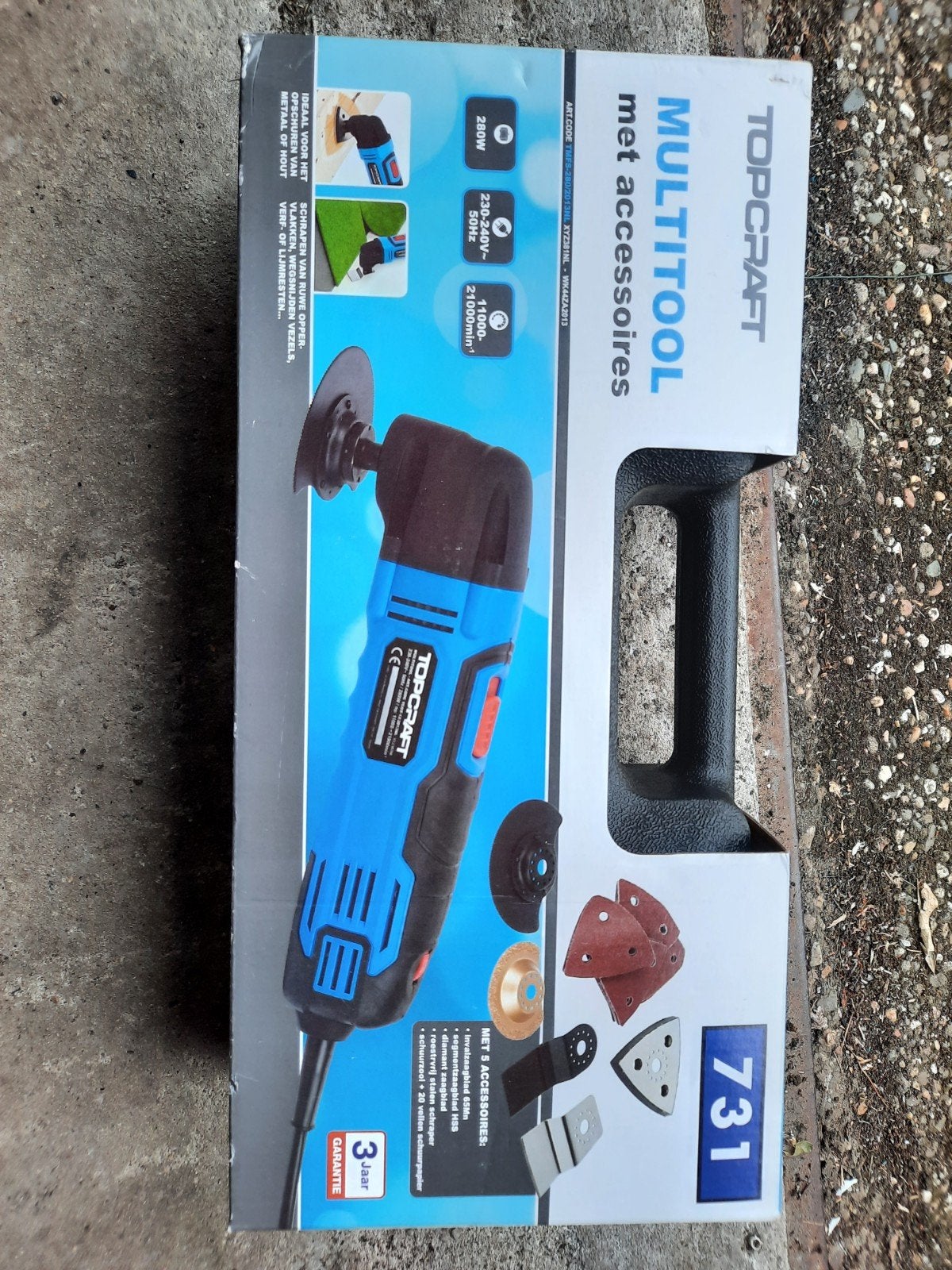 TOPCRAFT Multitool met accessoires - Nieuw in doos, Ophalen of Verzenden