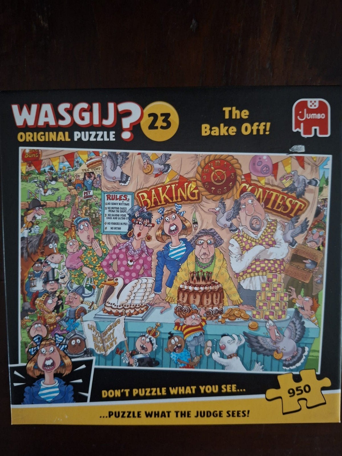 Wasgij Puzzels - 950 stukjes, Ophalen of Verzenden, 500 t/m 1500 stukjes, Zo goed als nieuw
