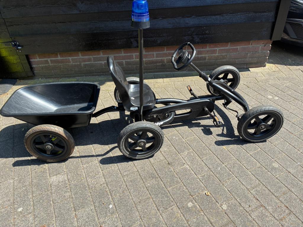 Berg skelter buddy, met kar en zwaailamp, Ophalen, Gebruikt, Berg, Met kar of aanhanger