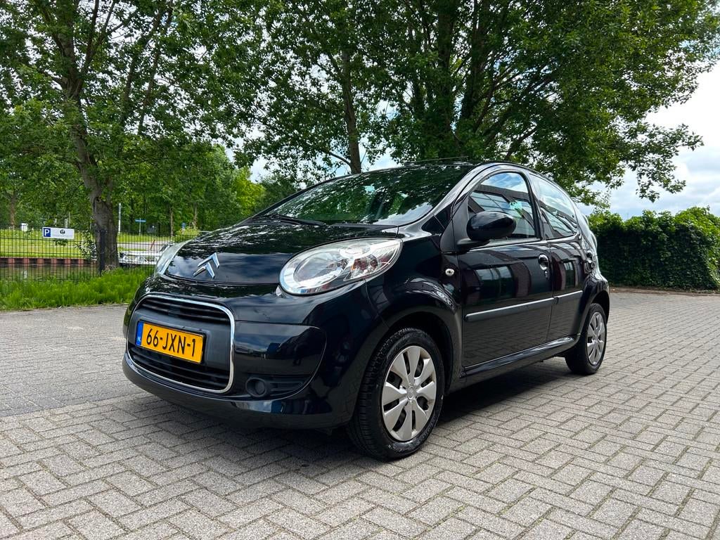 Citroen C1 1.0-12V Airco/Nieuwe Apk + Beurtje, Voorwielaandrijving, Stof, Gebruikt, Zwart