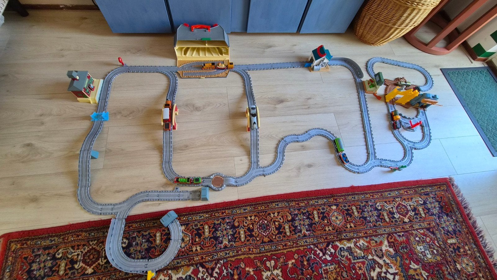 thomas and friends thomas de trein rails baan speelgoed, Ophalen of Verzenden, Gebruikt