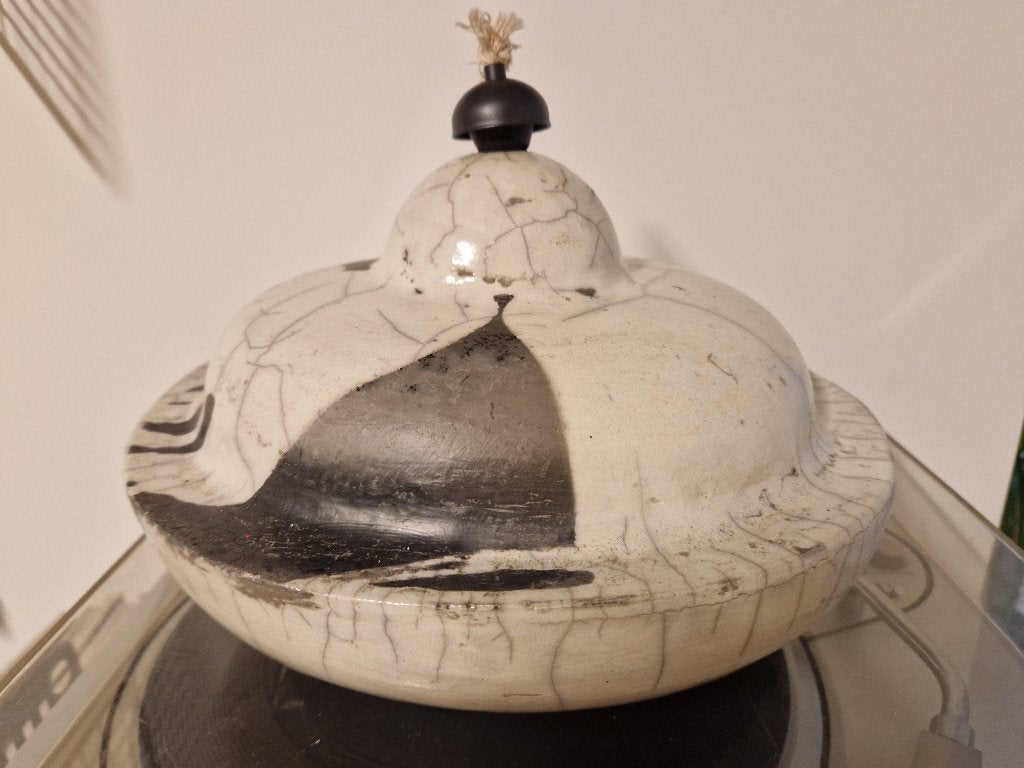 keramiek schaal olielamp, Ophalen