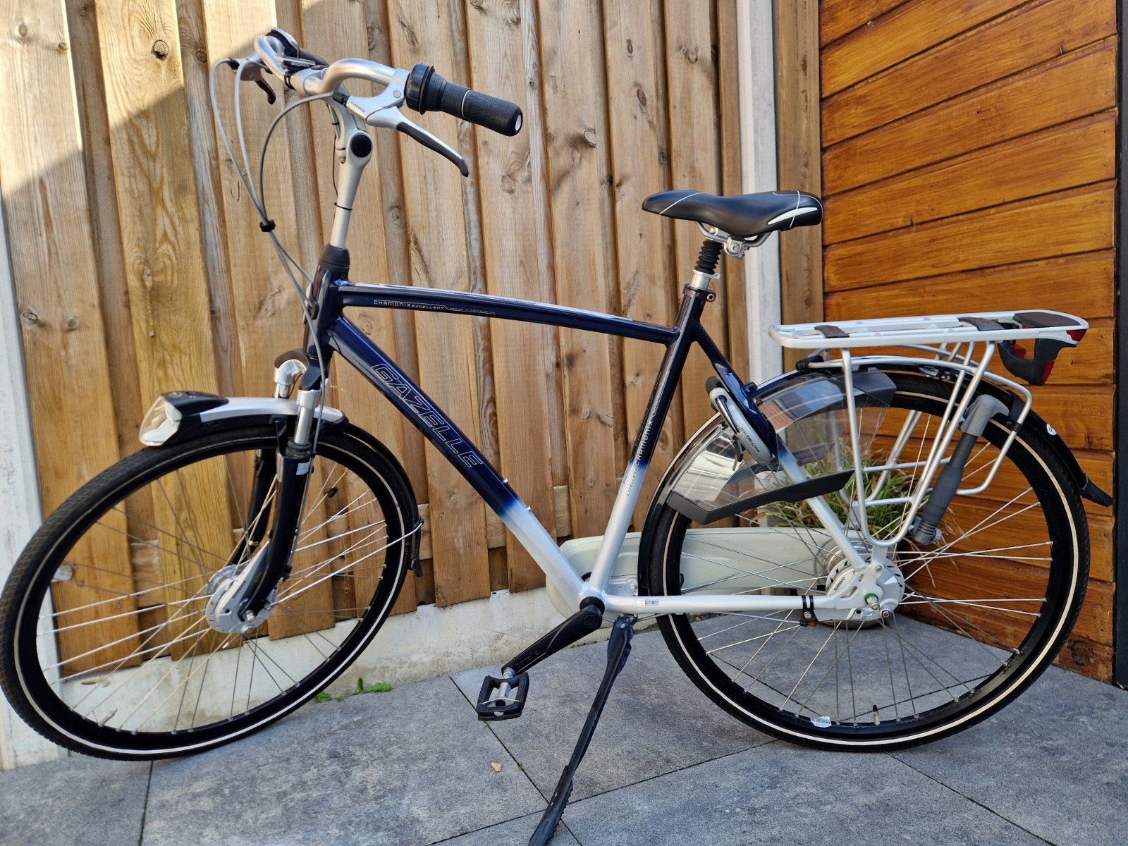 Gazelle Chamonix H57 nieuwstaat, Ophalen, Versnellingen, Zo goed als nieuw, 57 tot 61 cm