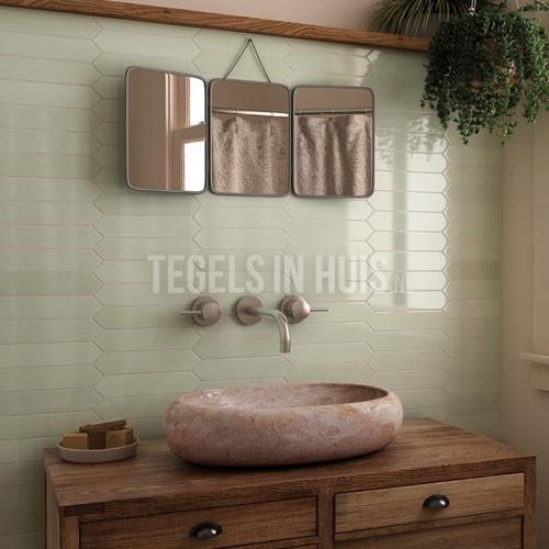 Equipe Ceramicas Arrow Green Halite Tegels (0.30 M2), Ophalen, Nieuw, Minder dan 20 cm, 20 tot 40 cm