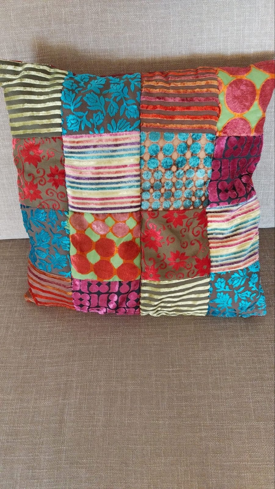 Decoratieve Sierkussens - Patchwork Design, Overige merken, Meerkleurig, Afneembare hoes, Vierkant