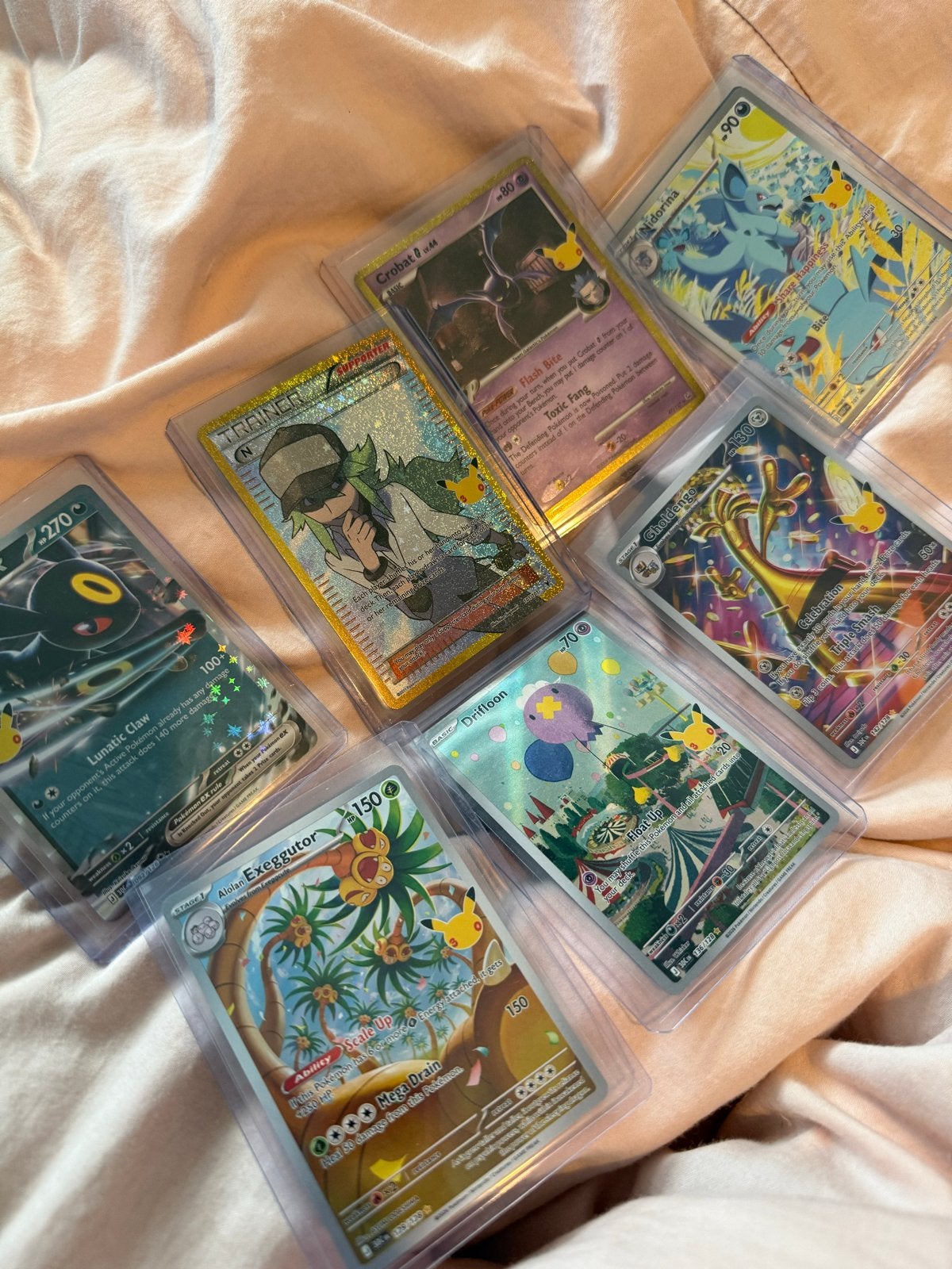 Pokémon 30th Celebrations Crobat, N, Drifloon, Exeggutor, Ophalen of Verzenden, Nieuw, Meerdere kaarten