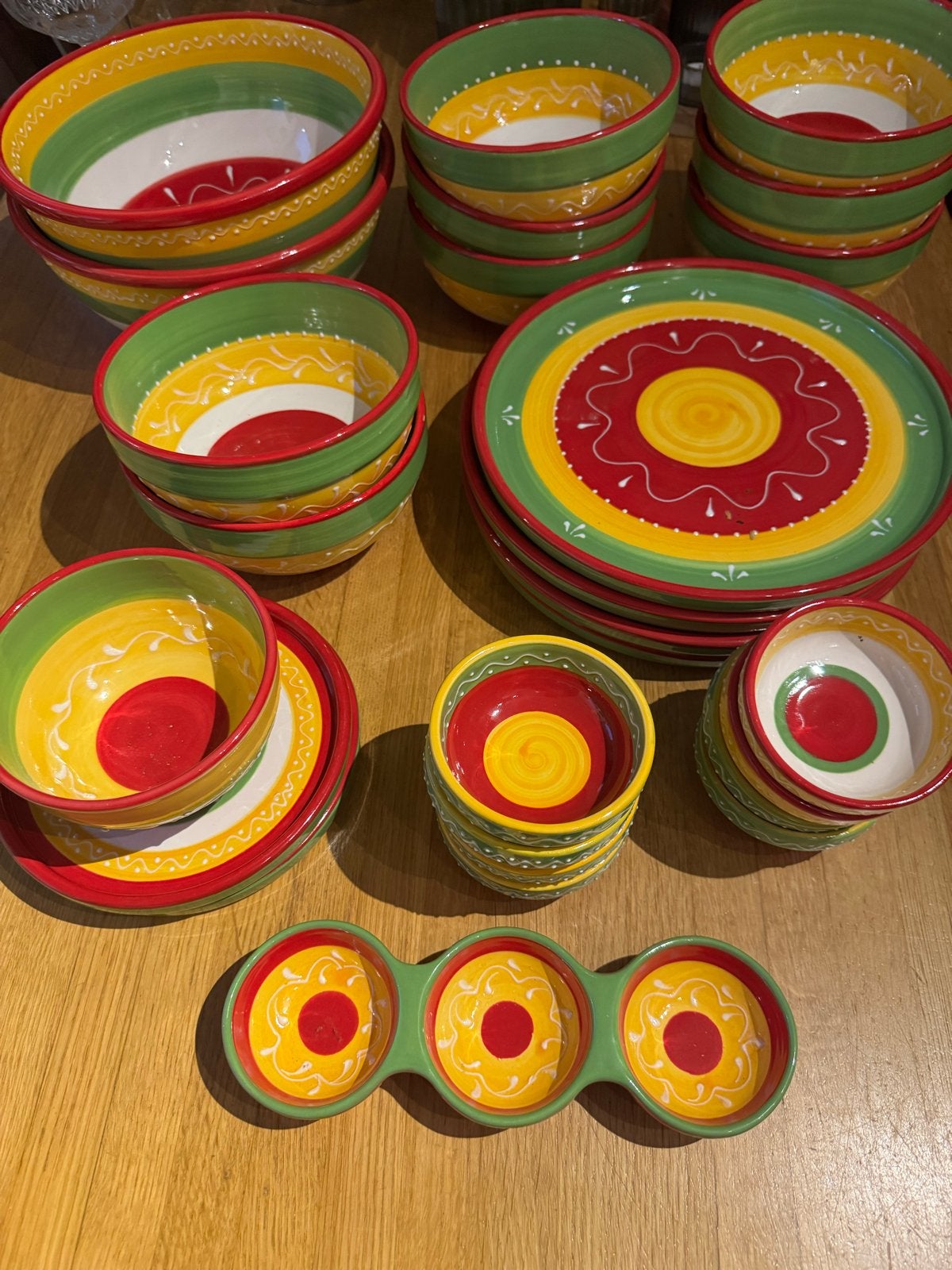 Intermezzo Servies - Kleurrijk en Compleet -Spaans Mexico, Ophalen, Overige merken, Keramiek, Zo goed als nieuw