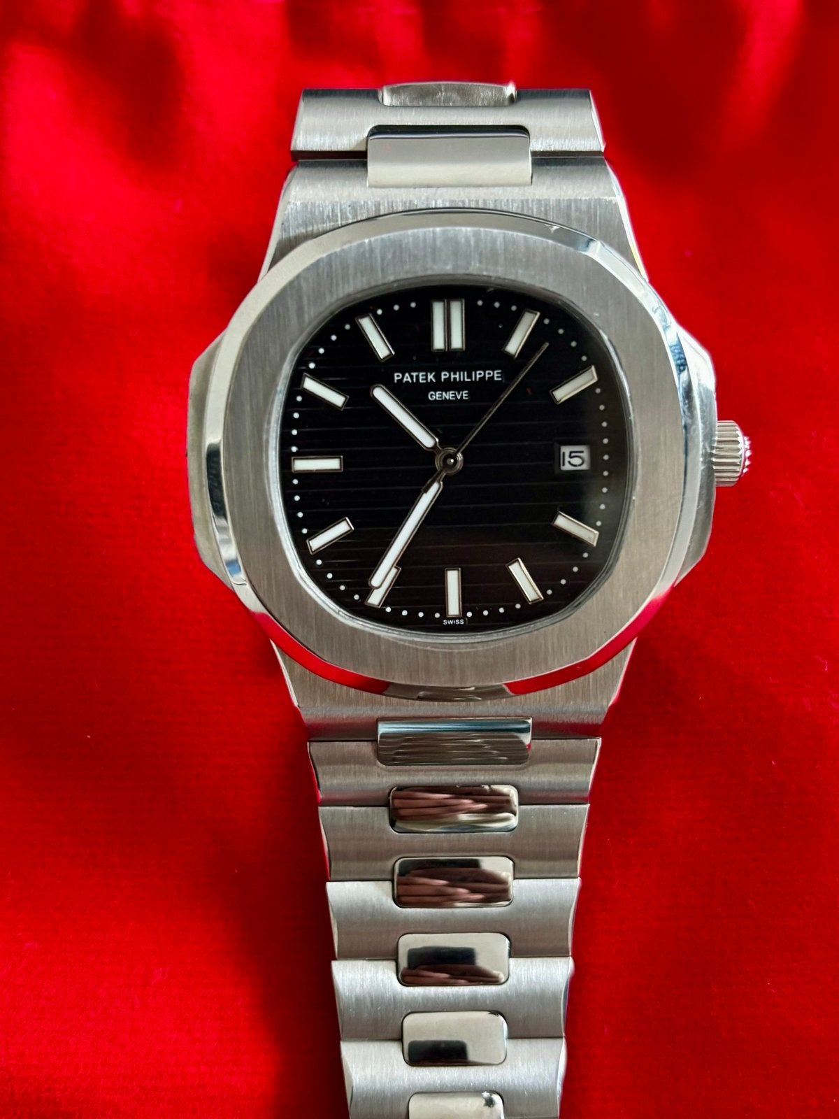 Patek Philippe Geneve Herenhorloge - Zeer goede staat, Overige merken, Staal, Staal, Verzenden