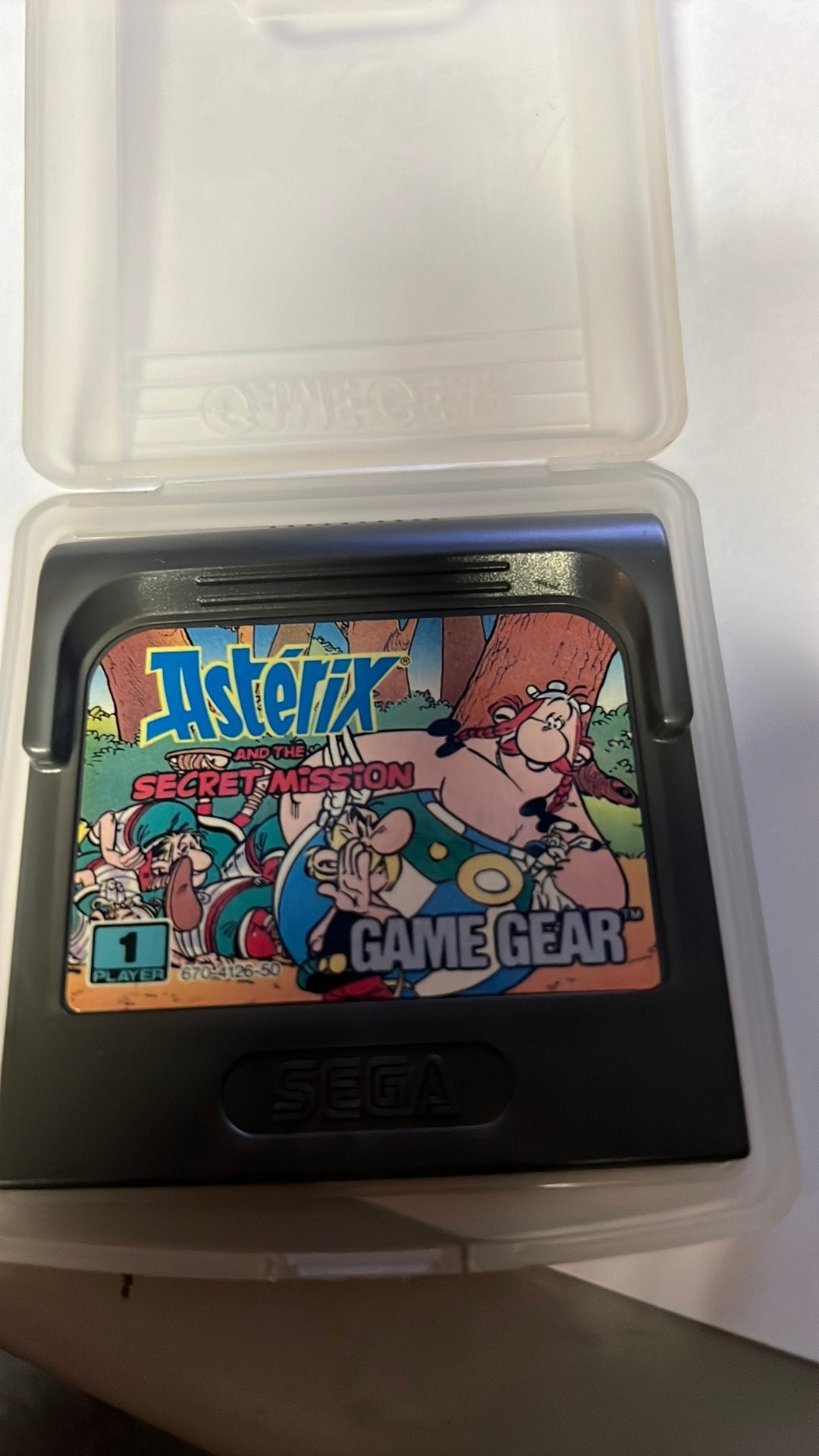 Sega game gear Asterix and the secret mission, Spelcomputers en Games, Avontuur en Actie, Game Gear, 1 speler, Ophalen of Verzenden