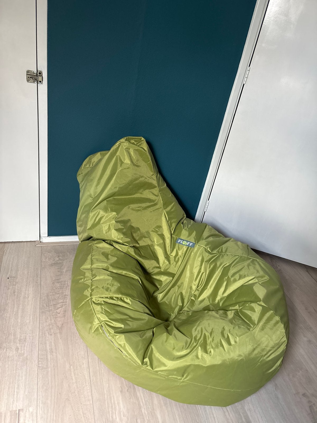 Groene zitzak van Ploff, Ophalen, Gebruikt, Groen, Zitzak