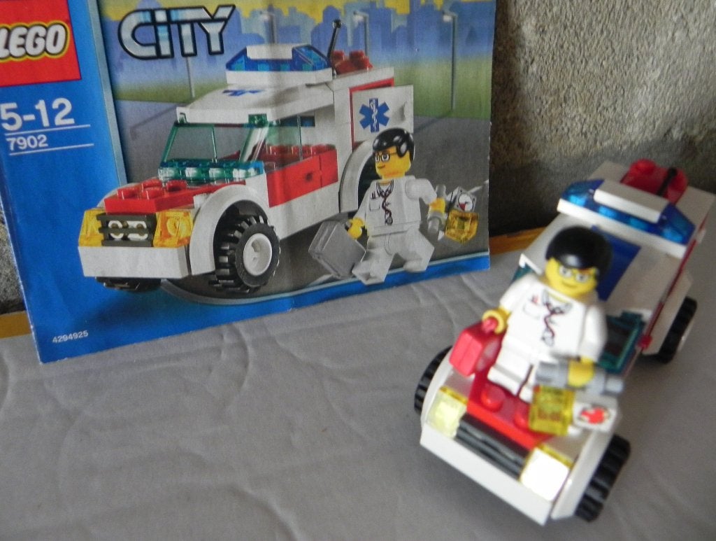 lego city no 7902-zi8ekenauto, Kinderen en Baby's, Speelgoed | Duplo en Lego, City, Lego, Ophalen of Verzenden, Zo goed als nieuw