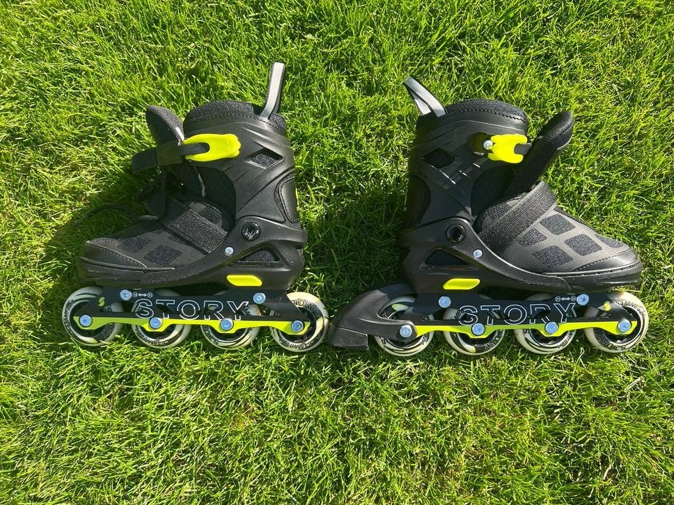 Story Midnight Inline Skates - Verstelbaar Maat 31-34, Overige merken, Verstelbaar, Kinderen, Ophalen of Verzenden