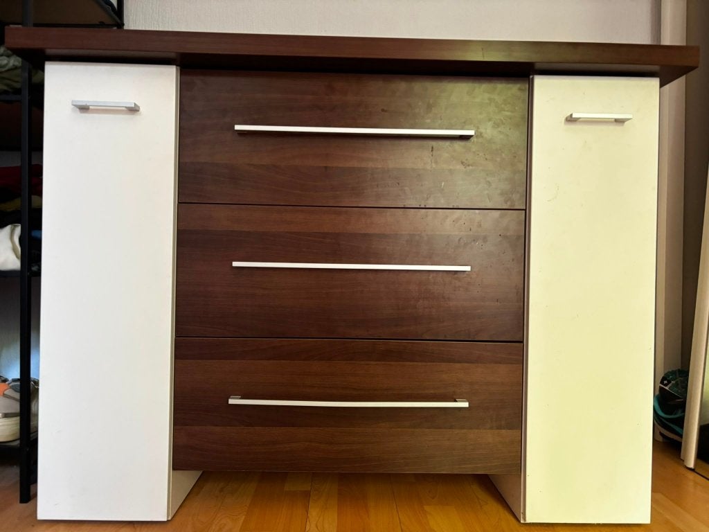 Babykamer, bestaande uit ledikant, commode en kledingkast, Ophalen, Kast, 50 tot 70 cm, 105 cm of meer