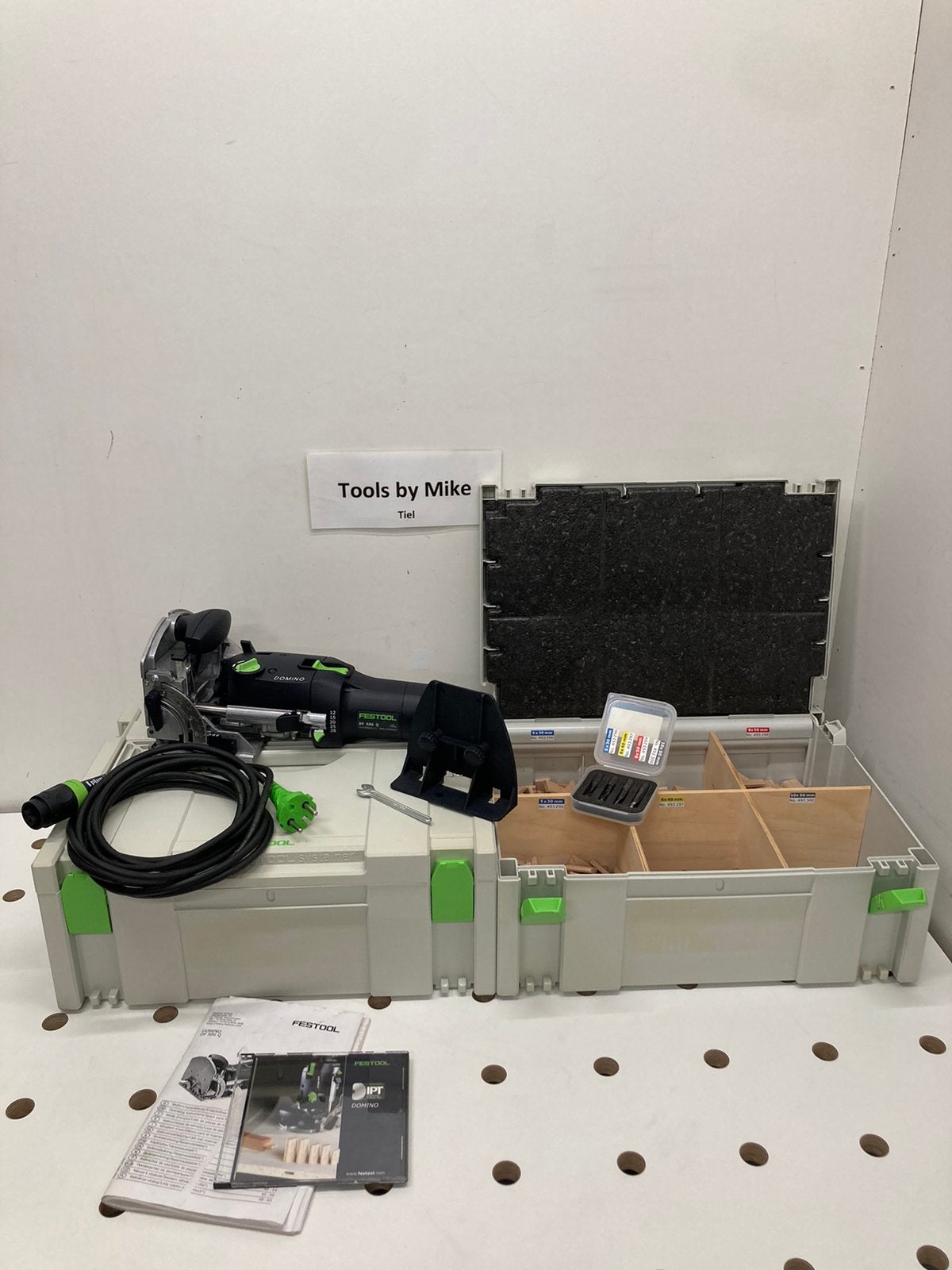 Festool df500q-set domino frees, Ophalen, Gebruikt, Elektrisch, Overige soorten