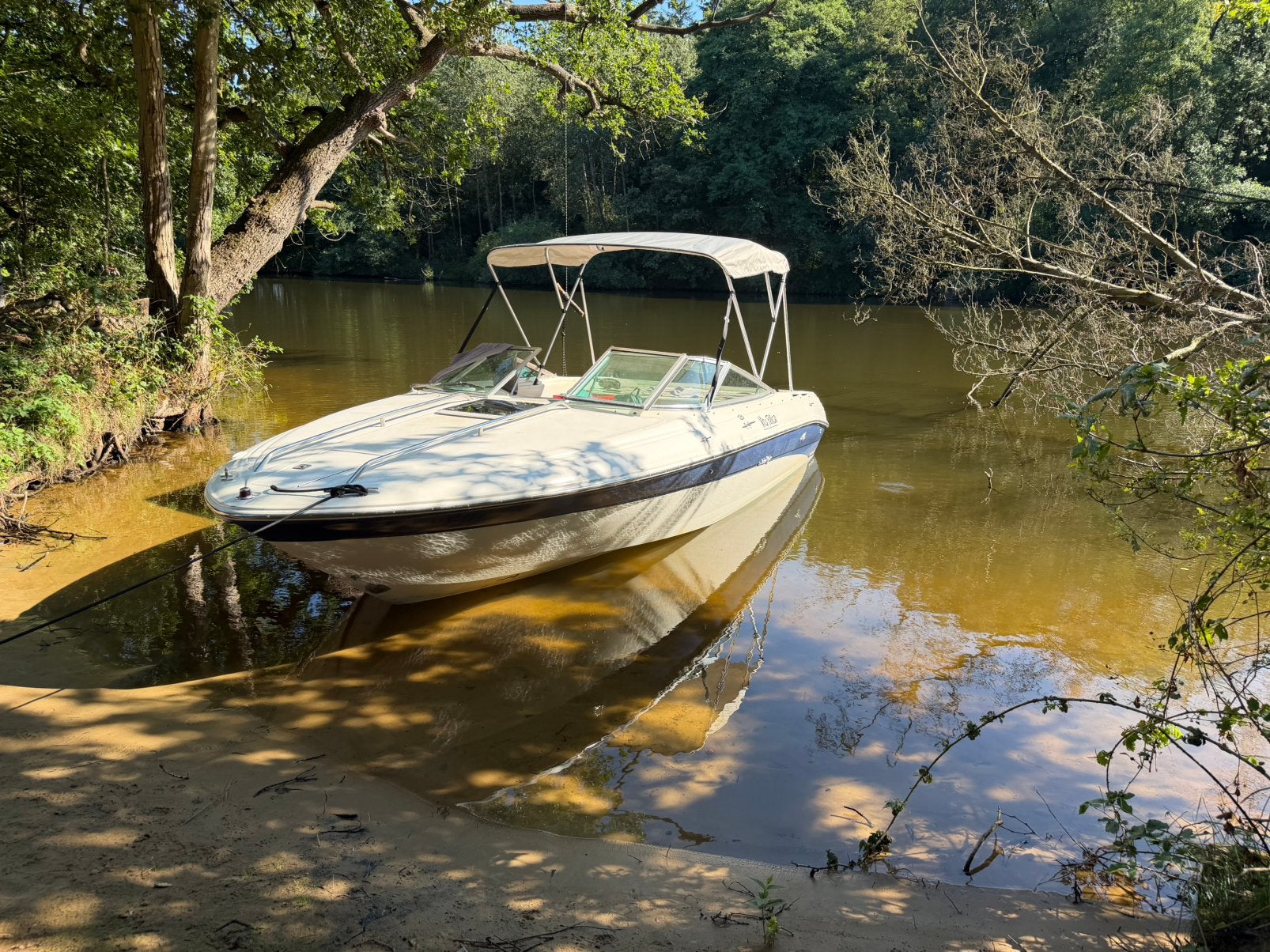 Sea Ray 200 Signature Speedbot, Mercruiser, Ophalen, 70 cm, Gebruikt, Binnenboordmotor