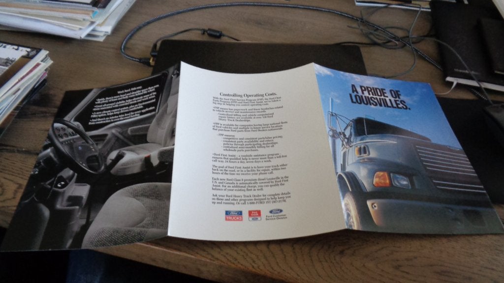 USA Folder  FORD  LOUISVILLE    (NIEUWSTAAT), Verzenden, Zo goed als nieuw, Ford