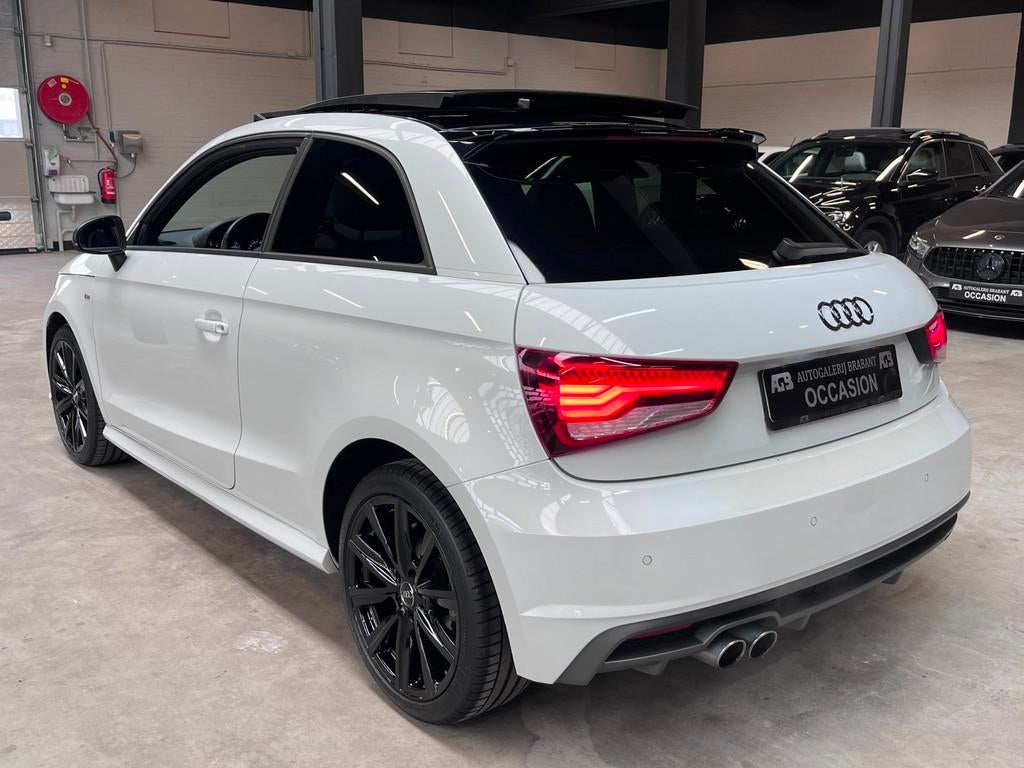 Audi A1 1.4 TFSI S-Line Sport Pano/Led/Leder/Naci/Cruise, Auto's, Voorwielaandrijving, 125 pk, Zwart, 4 cilinders
