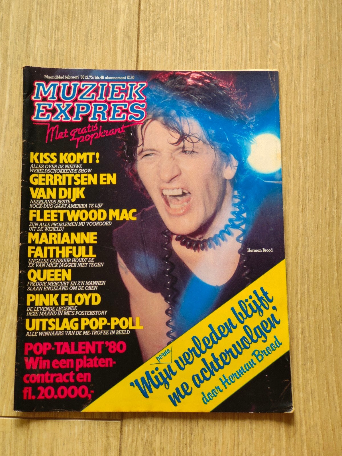 Muziek Expres februari 1980, Verzamelen, Tijdschriften, Kranten en Knipsels, Ophalen of Verzenden, 1960 tot 1980, Nederland, Tijdschrift