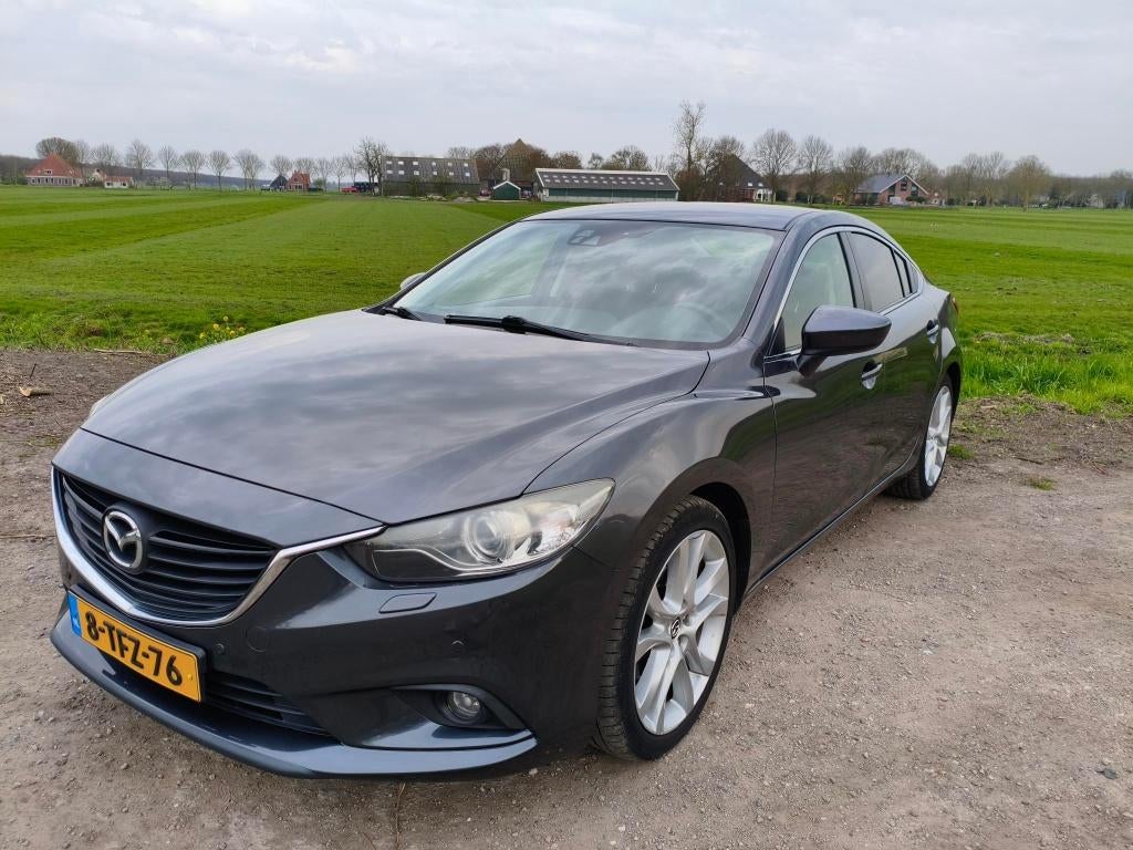 Mazda 6 2.0 121KW Sedan 2014 Grijs, Voorwielaandrijving, 1998 cc, Stof, 164 pk