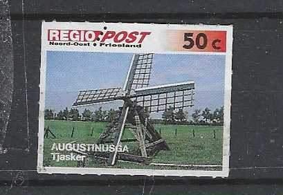 1993 regiopost stadspost -Tjasker Augustinusga 50, Ophalen of Verzenden, Na 1940, Gestempeld