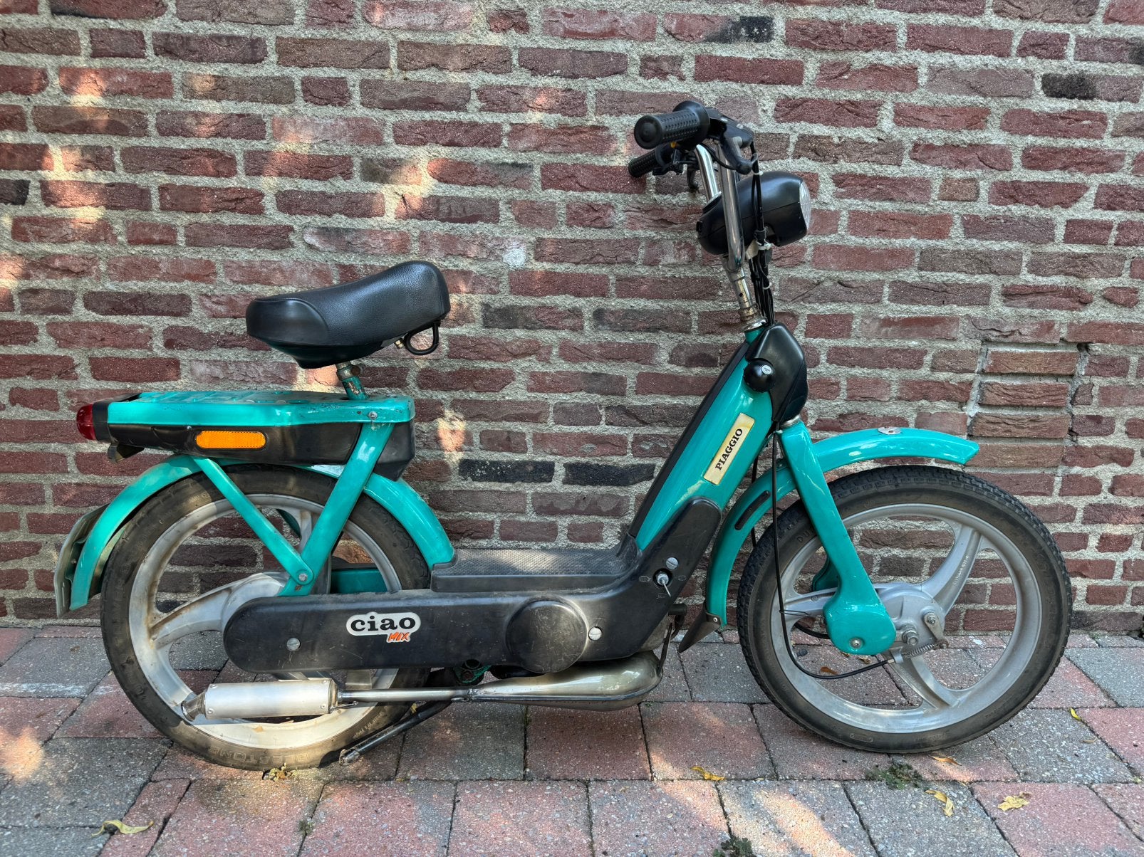 Piaggio Ciao Mix snorfiets - Turquoise, Ophalen, Gebruikt, Maximaal 25 km/u
