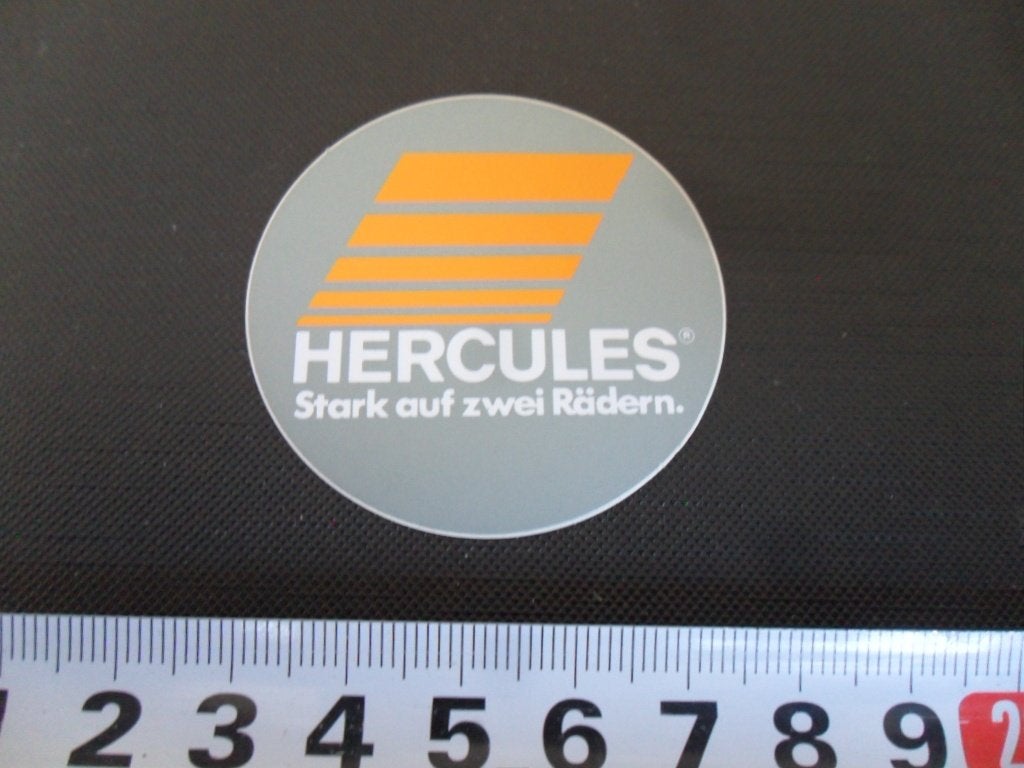 sticker HERCULES Stark auf zwei Rädern  Fiets, Verzamelen, Ophalen of Verzenden, Zo goed als nieuw
