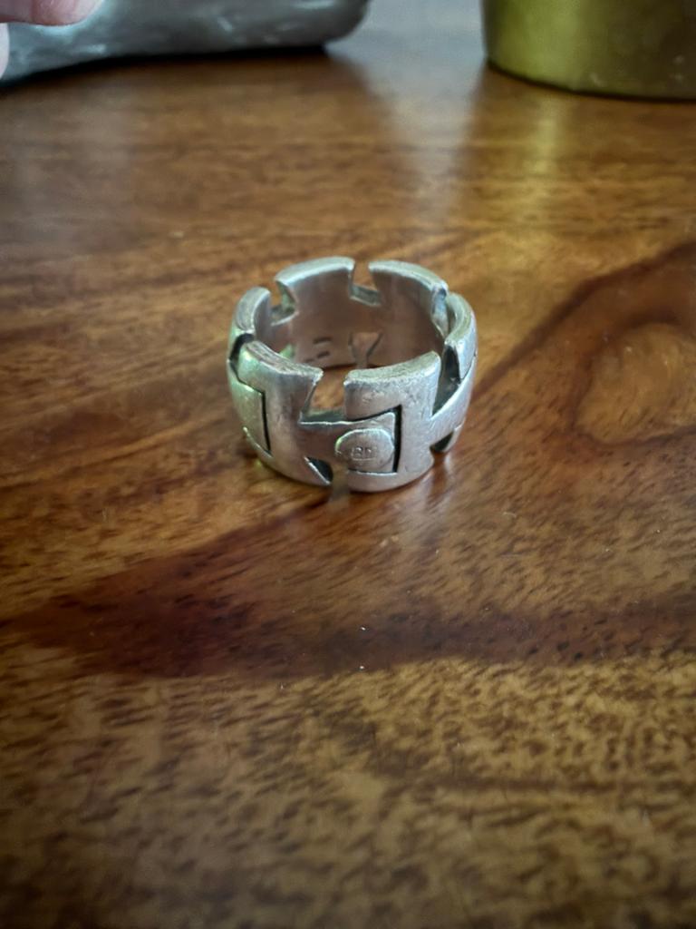 Buddha to buddha ring, 18 tot 19, Ophalen of Verzenden, Zo goed als nieuw, Dame of Heer