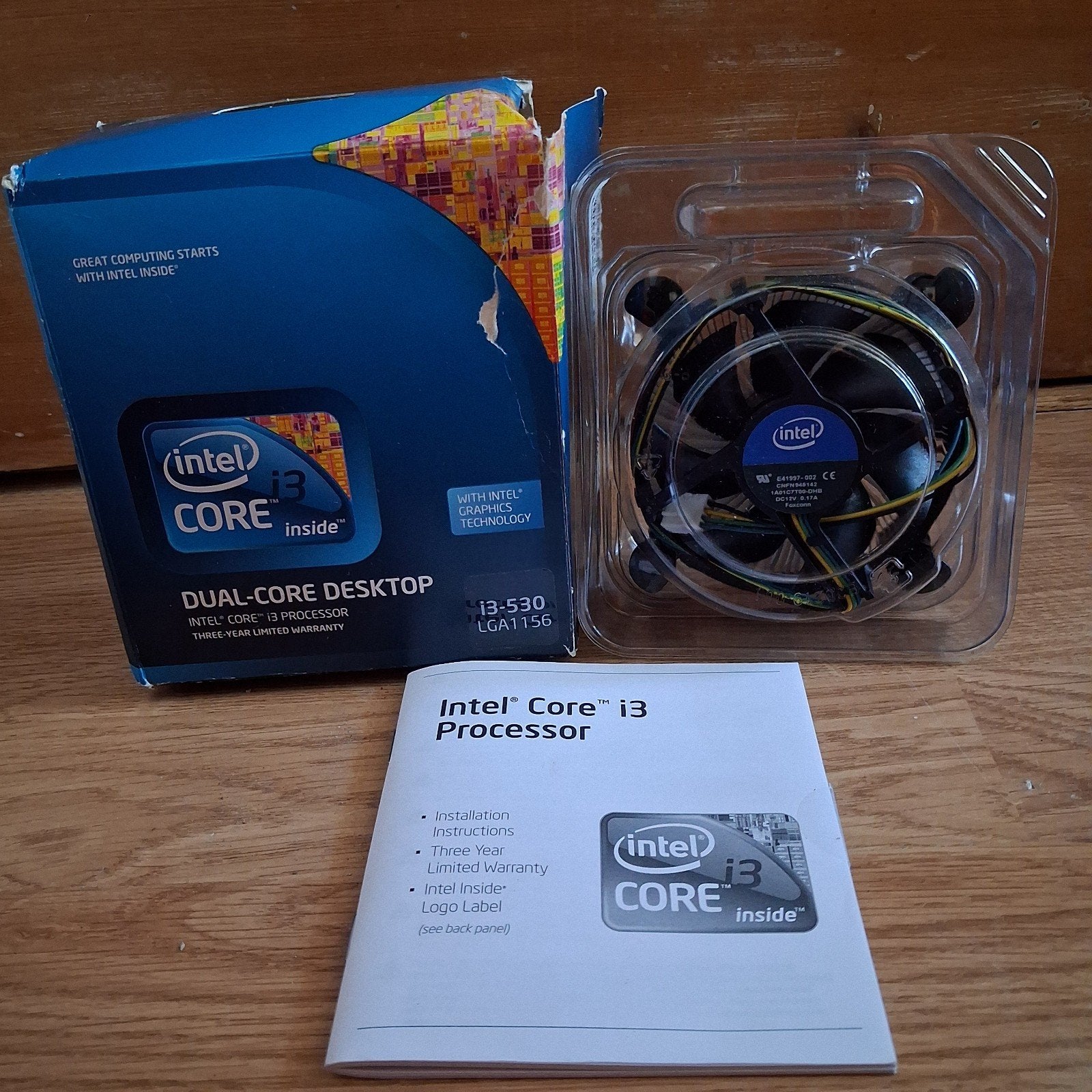 Intel Core i3-530 Dual-Core Desktop Processor LGA1156, Computers en Software, Processors, Intel Core i3-530, Gebruikt, 2-core