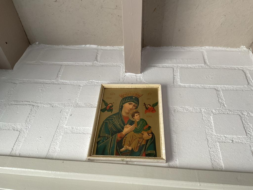 Icoon van Maria met kind, Ophalen of Verzenden