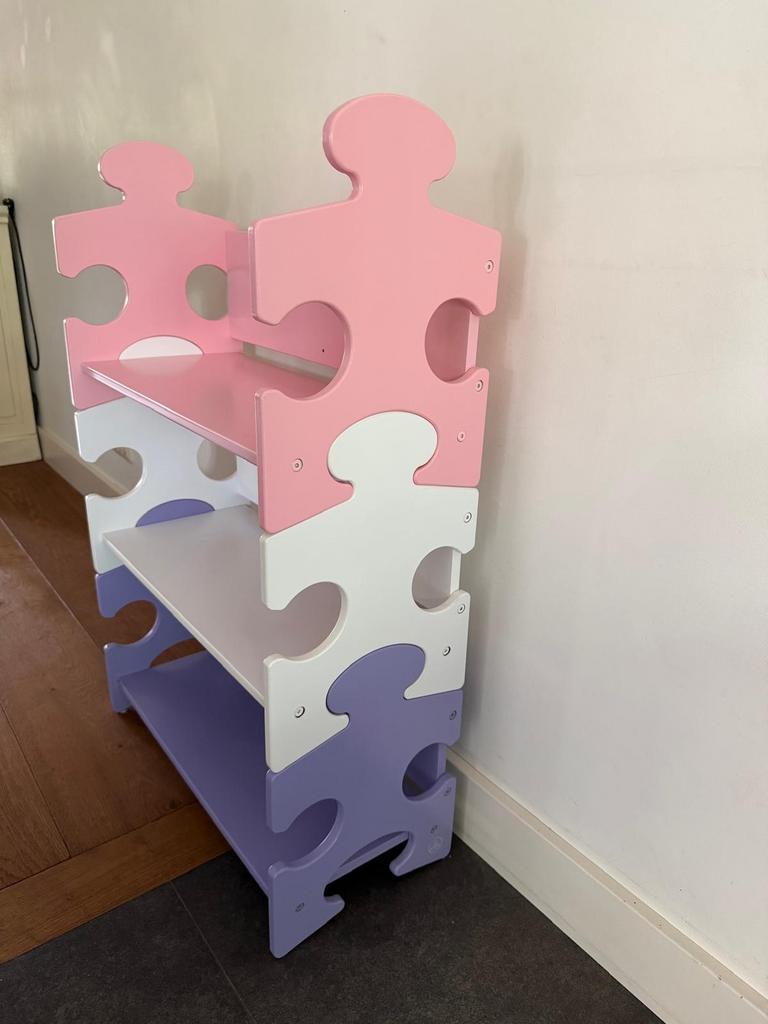 Leuke puzzelboekenkast voor kinderkamer, Ophalen, Gebruikt, Kast
