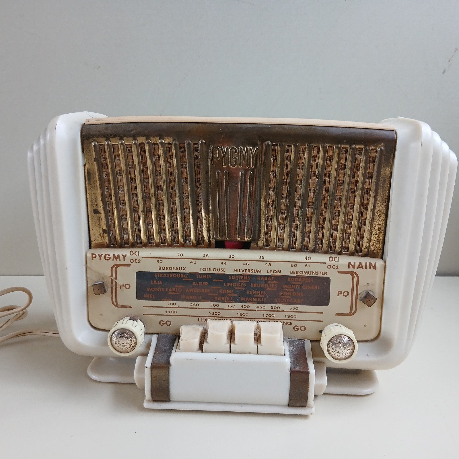 Oude Radio "Pygmy Nain", Ophalen of Verzenden