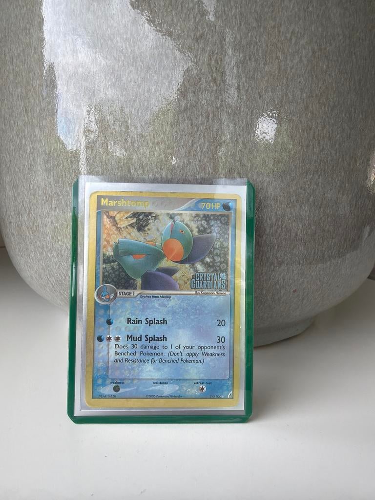 Marshtomp 2006 Holo Crystal Guardians Ingesleeved Toploader, Verzenden, Zo goed als nieuw