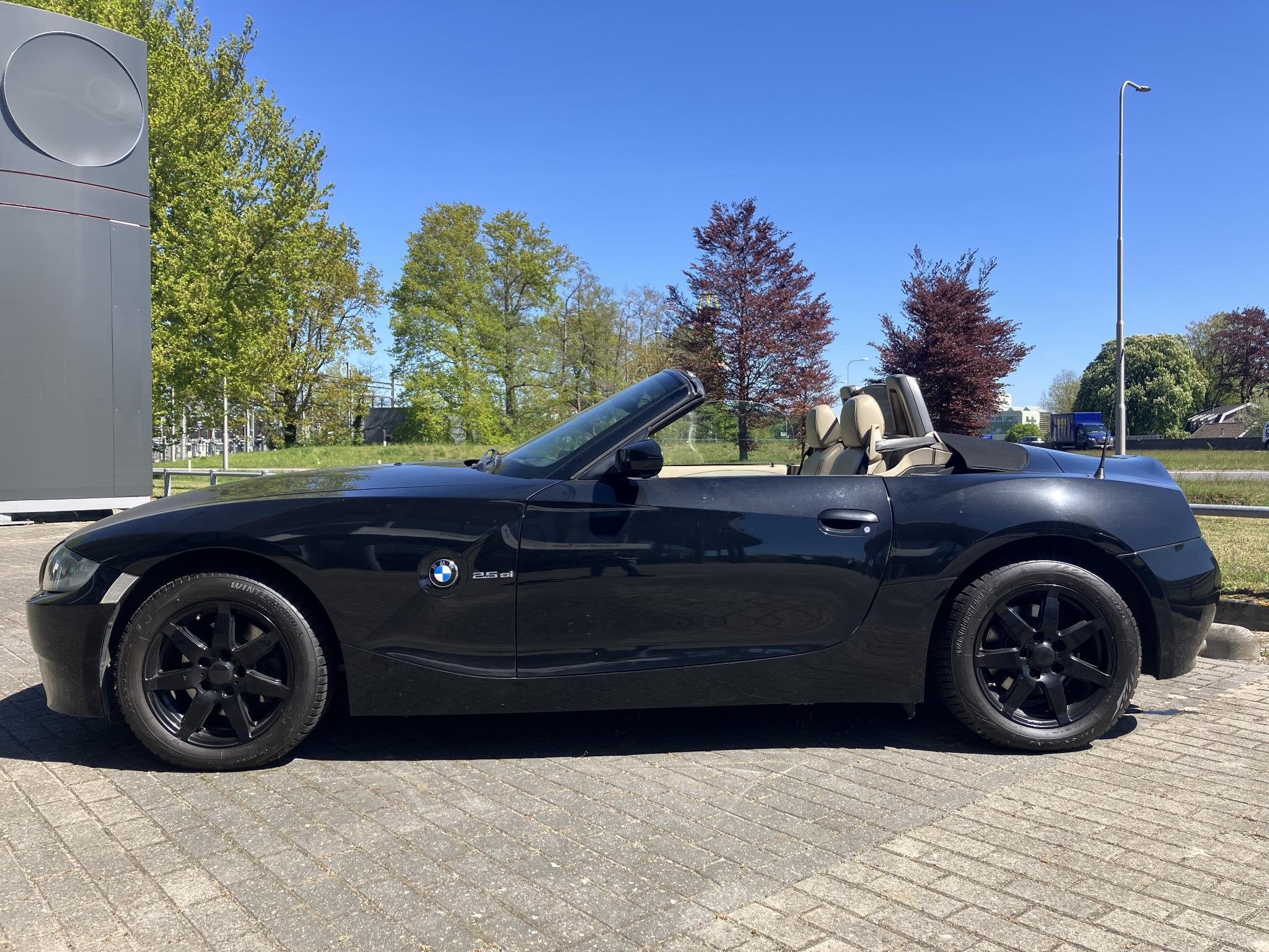 BMW Z4 Roadster 2.5si Stoelverwarming, Airco, Cruise Control, Auto's, Achterwielaandrijving, 2497 cc, Cabriolet, Leder en Stof