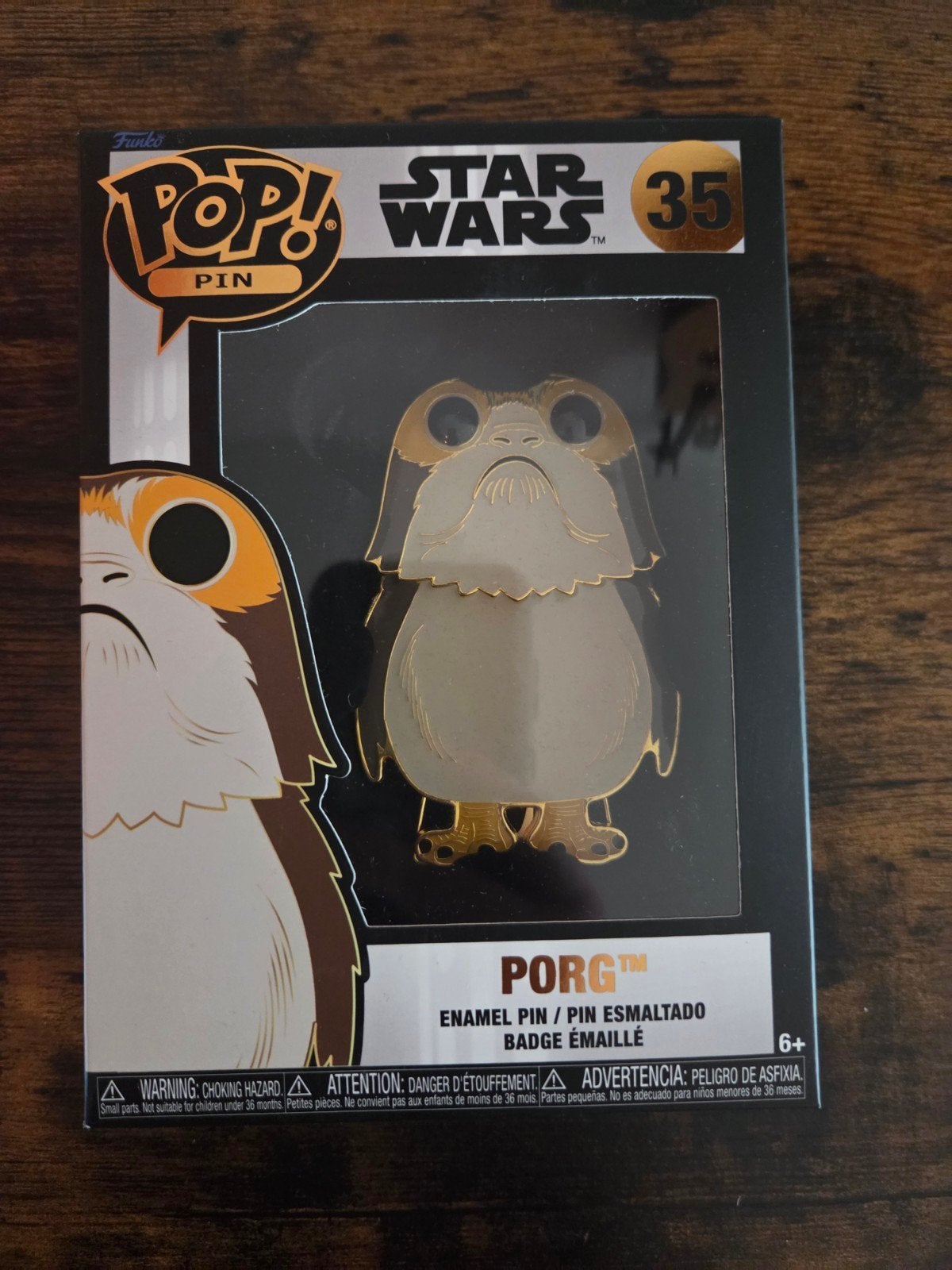 Funko Pop! Star Wars Porg Emaille Pin - Nieuw, Verzenden, Nieuw
