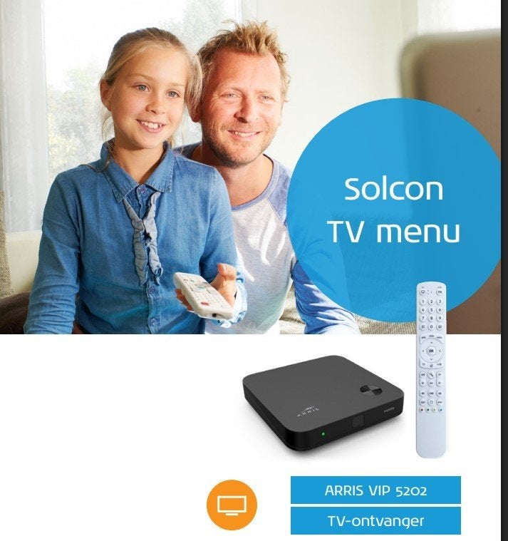Solcon Arris VIP5202 TV ontvanger met afstandsbediening, Ophalen