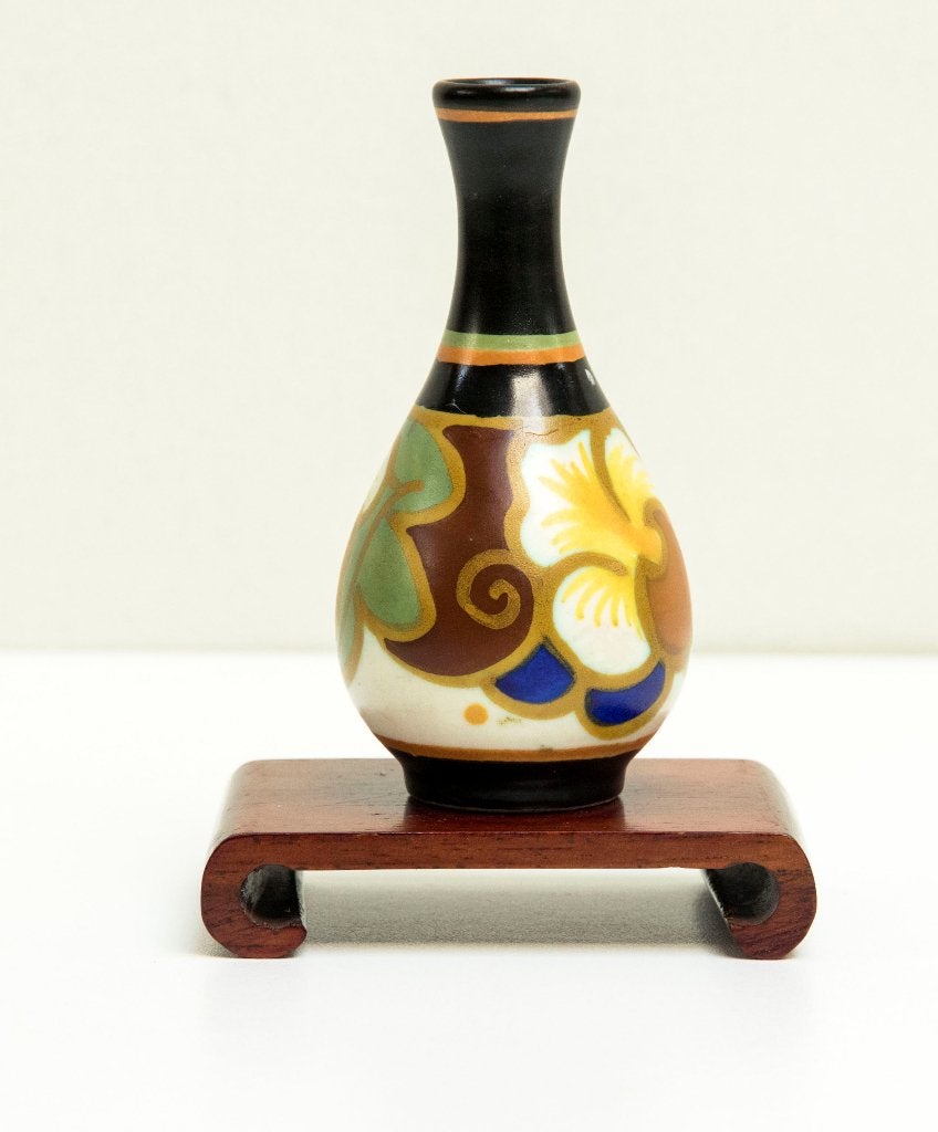 Zenith Gouda decor FLEUR nr 50 vaasje, Antiek en Kunst, Ophalen of Verzenden